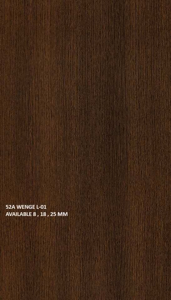 52A WENGE L-01_Wengue L01 Semi Mate_03-Alkhawaja For lumber trading  الخواجة لتجارة الاخشاب FINSA LAMINATE WOOD Panels SUPERBAN - GAMA DUO 58