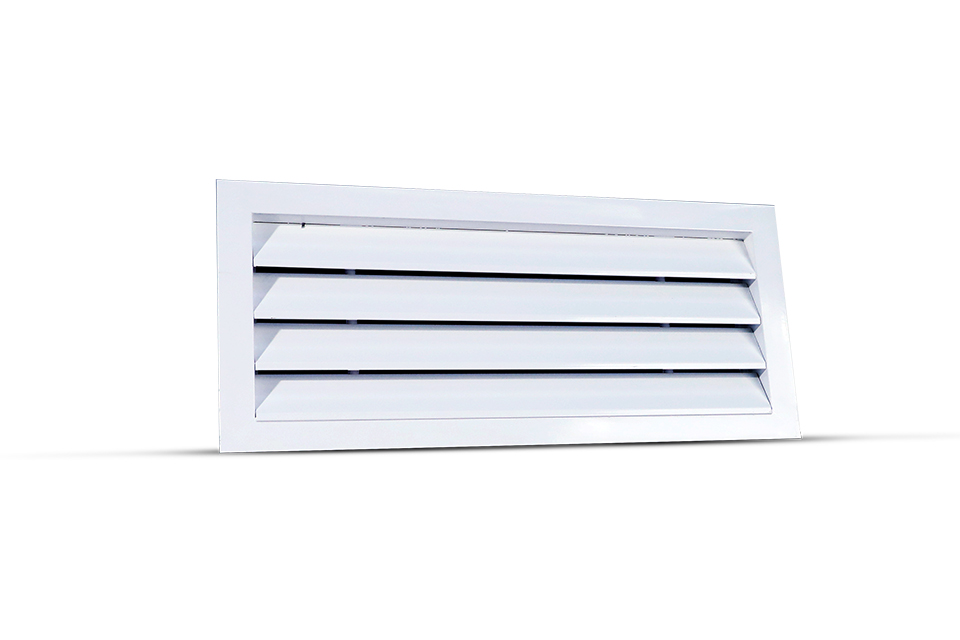02-CI-AIR-L-HR-(with Horizontal Fixed Vanes, with damper)-LOUVERS--cooling-industry