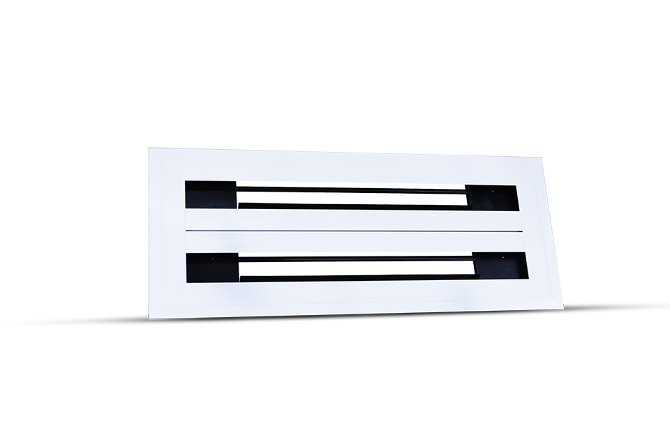 02-CI-AIR-LFBD-20-HT-TWO-Slots-(Jet Throw)-LINEAR FLOW BAR DIFFUSERS-cooling-industry