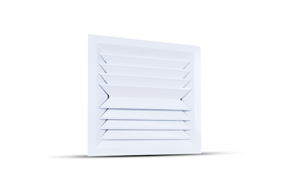 02-CI-AIR-SD-S2-2 Way Supply Diffuser with Damper-1, 2, 3, and 4 Way-SQUARE CEILING DIFFUSERS-cooling-industry