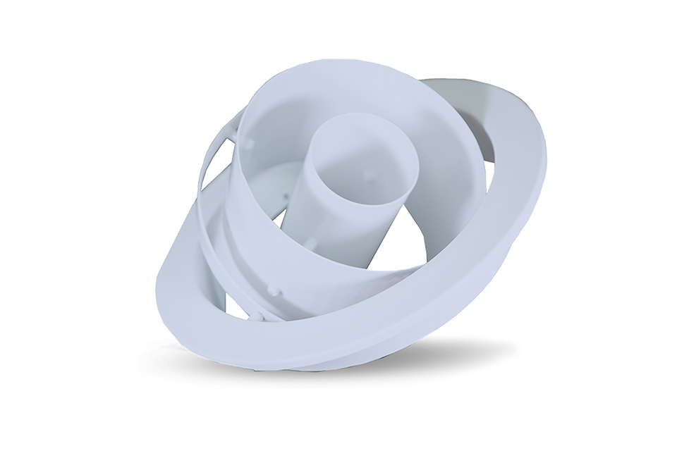 04-CI-AIR-JET-R-(Jet Flow Diffuser Round Frame)-CIRCULAR CEILING DIFFUSER--cooling-industry