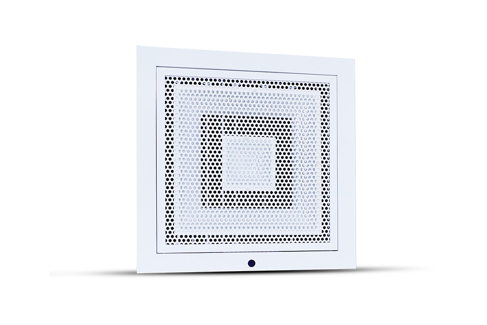 07-CI-AIR-PD-S-4-Way Core Supply Diffuser with Damper-PERFORATED SQUARE CEILING DIFFUSERS-1, 2, 3, and 4 Way-cooling-industry
