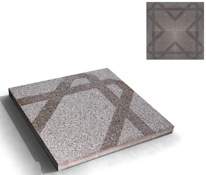 Andalusi-sand-blasted_outdoor-Sidewalk_concrete - Traditional - Terrazzo - Tiles - Al Mutatawera for Concrete Products