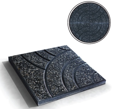 Circle-Pattern_outdoor-Sidewalk_concrete - Traditional -  Tiles - Al Mutatawera for Concrete Products