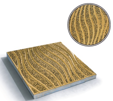 Wavy-Pattern_outdoor-Sidewalk_concrete - Traditional - Tiles - Al Mutatawera for Concrete Products