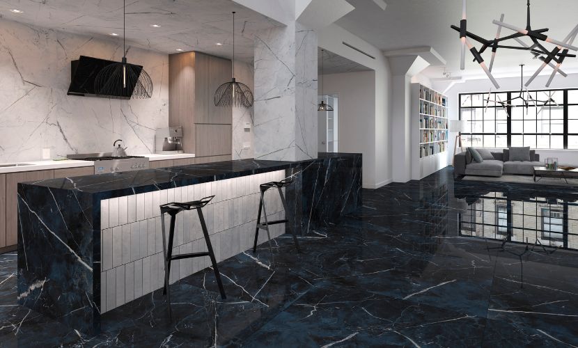 Marble tile for floor and walls in Jordan