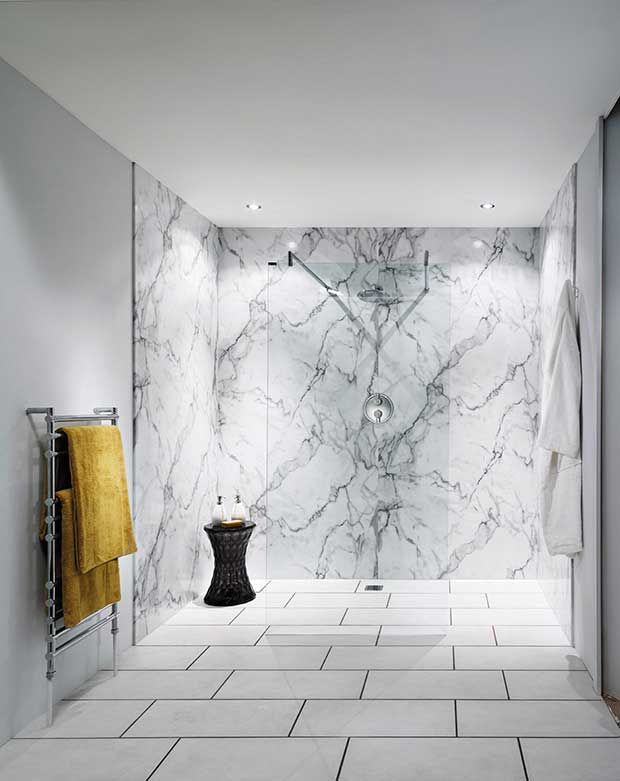 بديل الرخام pvc cladding marble look