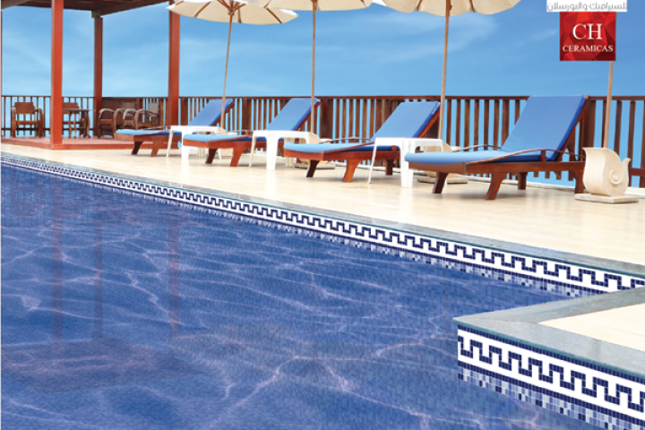 Porcelain Pool Tile - بلاط بورسلان مسابح